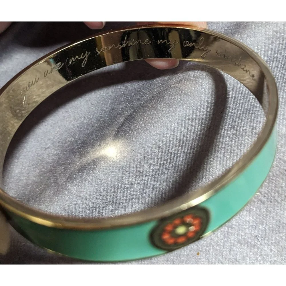 Vera Bradley Teal You Are My Sunshine Bracelet - Picture 7 of 9